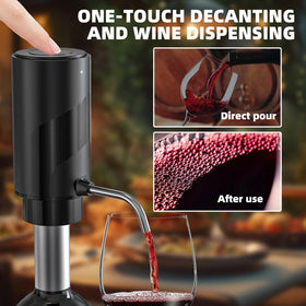 AREYCVK wine aerator curved design for elegant home serving.