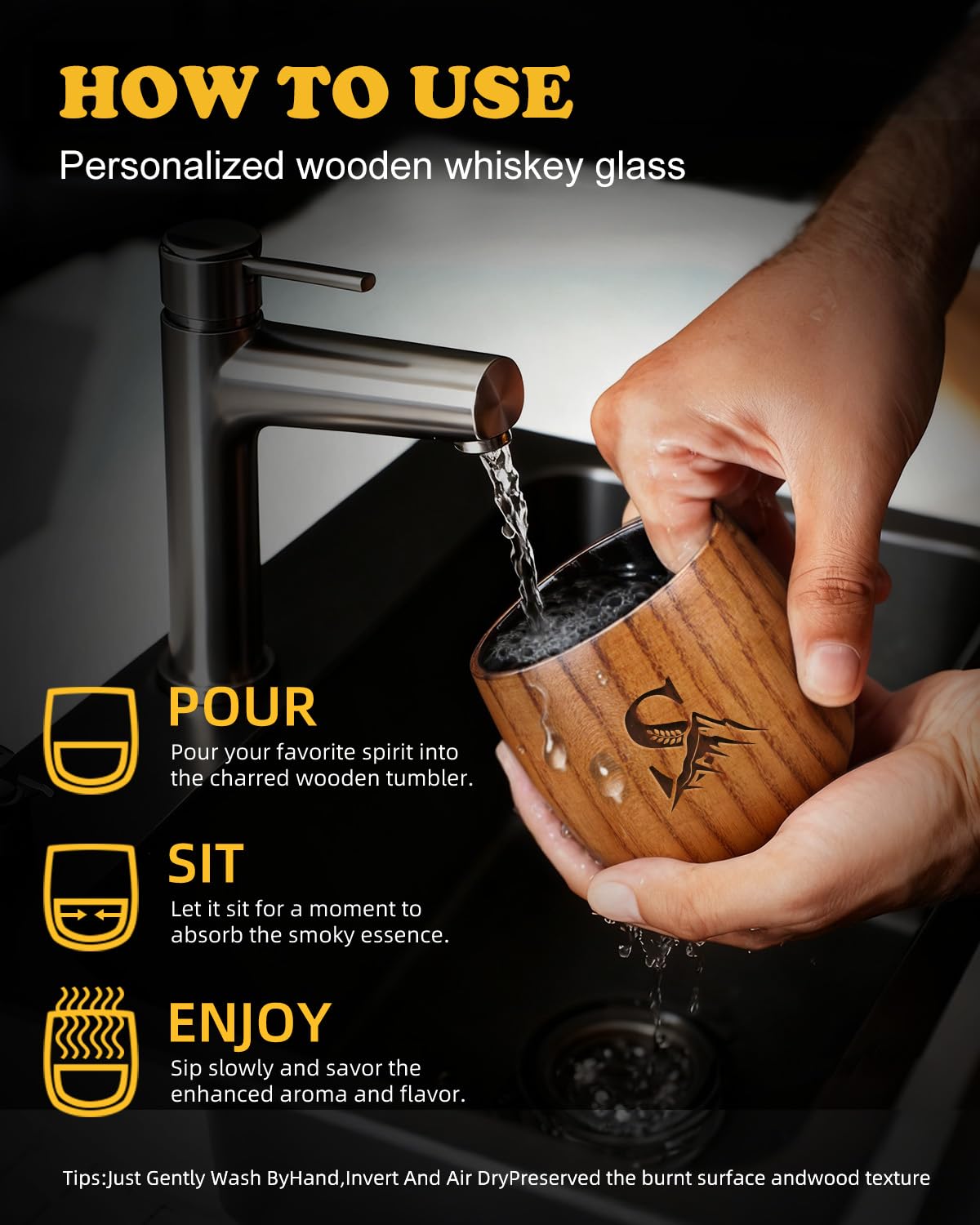 Gift-ready Argefkeen whiskey glass box for a thoughtful present