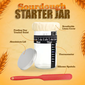 ARHY Sourdough Starter Kit linen cloths for clean, controlled starters