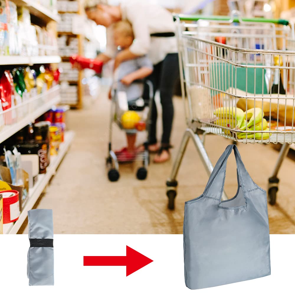 Aricsen yellow foldable grocery bag stands out for quick purchases