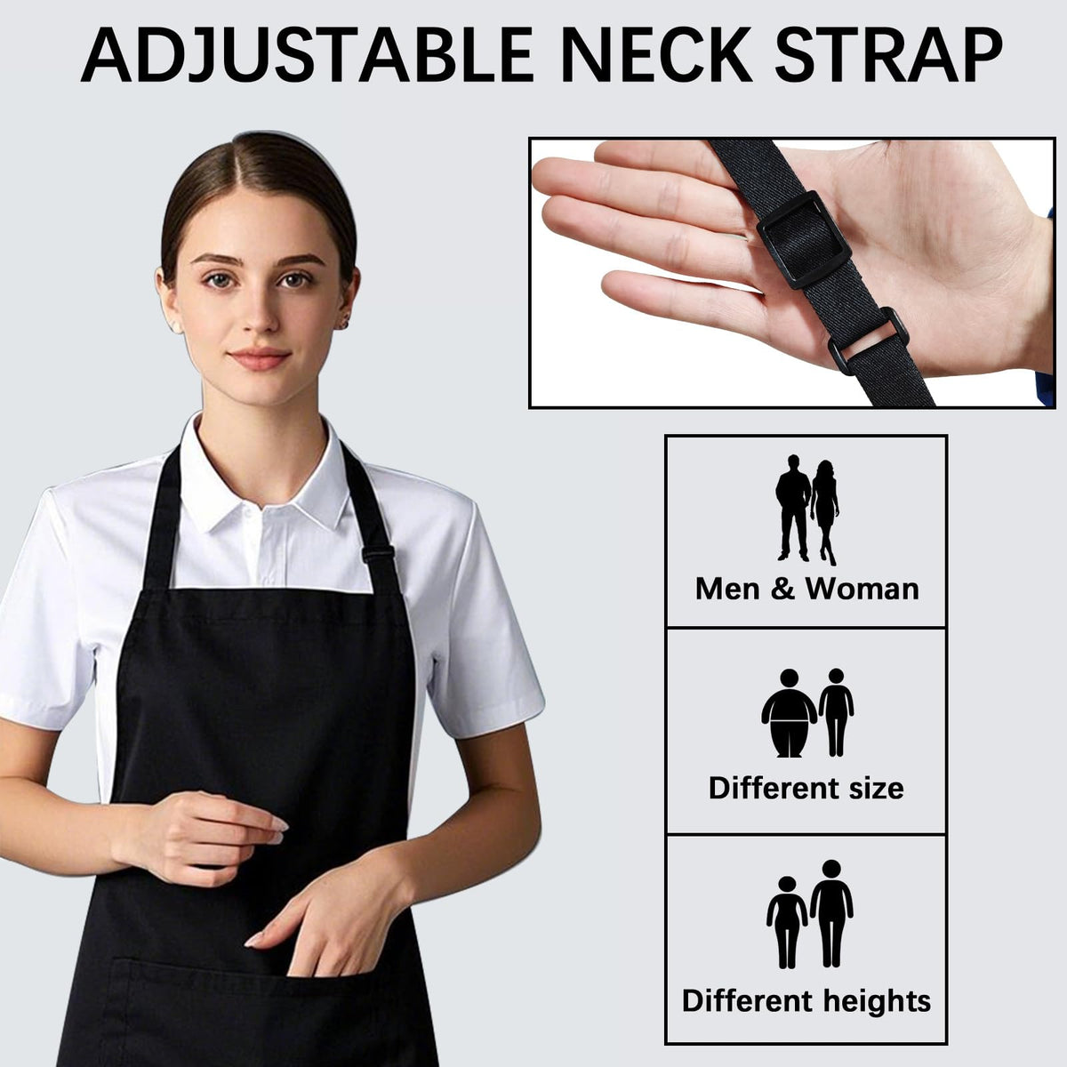 Versatile apron for kitchen, garden, painting, or DIY tasks