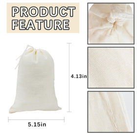 ARKBAODAN natural cotton spice bags ideal for soups simmering and aroma