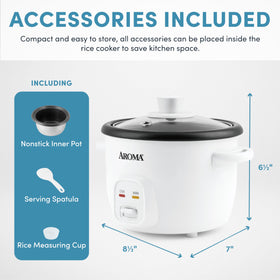 AROMA ARC-302NG full-view tempered glass lid for monitoring progress at a glance