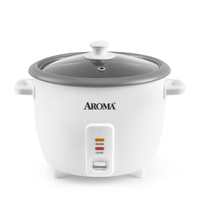 AROMA ARC-368NG on counter for quick, reliable rice cooking.