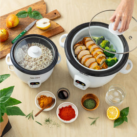 AROMA ARC-390NGP measuring lines help perfect rice every time.