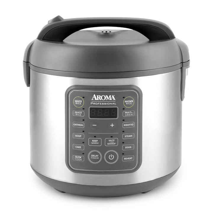 AROMA ARC-5200SG digital display showing multiple cooking modes for versatile meals