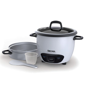 AROMA ARC-747-1NG full-view glass lid for monitoring cooking.
