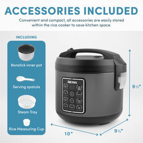 AROMA ARC-966BD serving spatula for easy serving after cooking.
