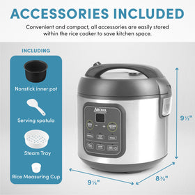 AROMA ARC-994SG 15 hour delay timer for preplanned meals