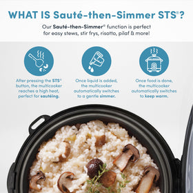AROMA ARC-5000SB cooked rice bowl ready after keep-warm.