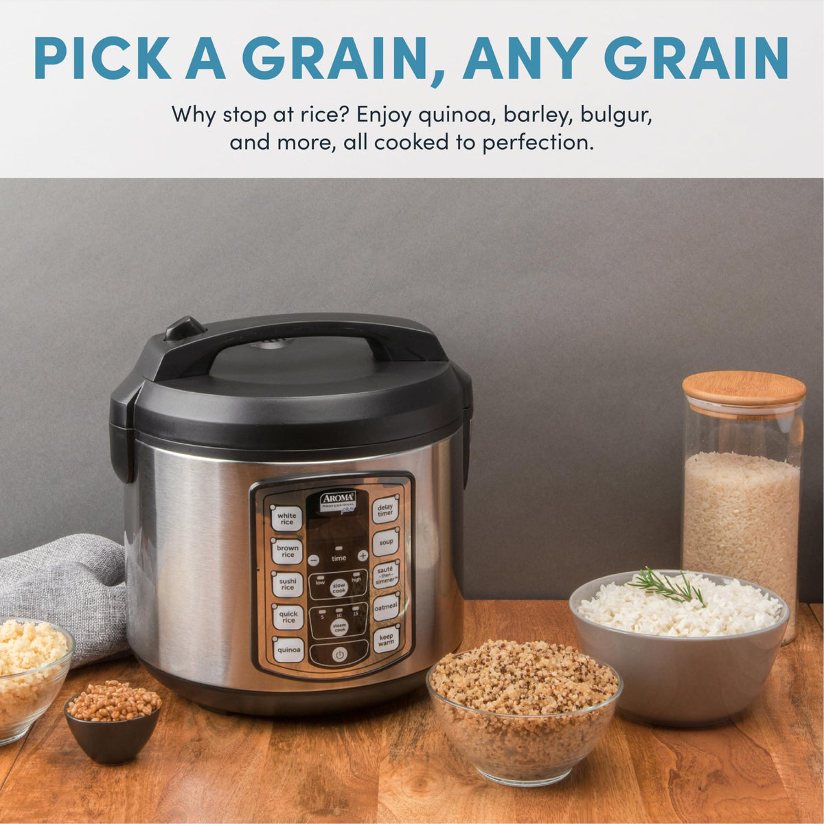 AROMA ARC-5000SB inner pot with nonstick coating for easy cleanup.