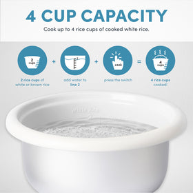 AROMA CoreCoat automatically keeps rice warm after cooking.