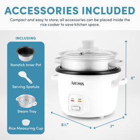 AROMA ARC-302-1NG automatic keep-warm transition after cooking.