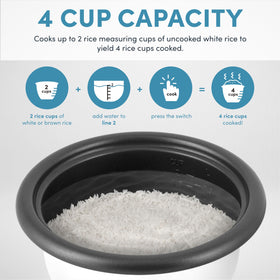 AROMA ARC-302-1NG versatile cooker for rice, oatmeal, soups.