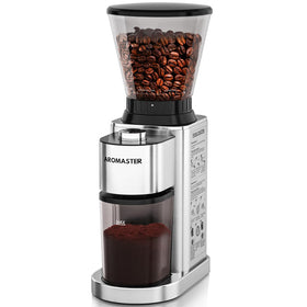 Aromaster burr grinder overview image for home use