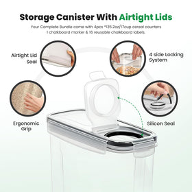 AROVAZ BPA-free Tritan material for durable, transparent storage