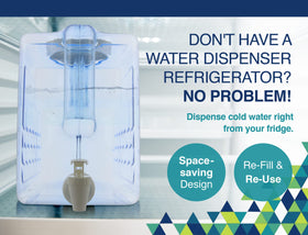 Arrow Home dispenser has a large opening for liquids and ice.