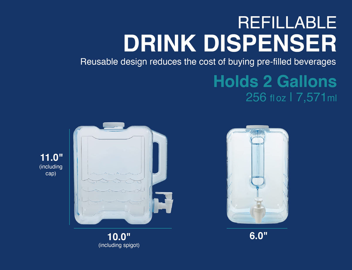 Arrow Home Products Large opening for easy filling and ice addition.