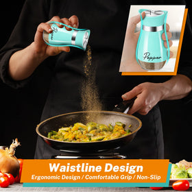 Arrozon salt and pepper shakers ideal for kitchen table and dining settings.