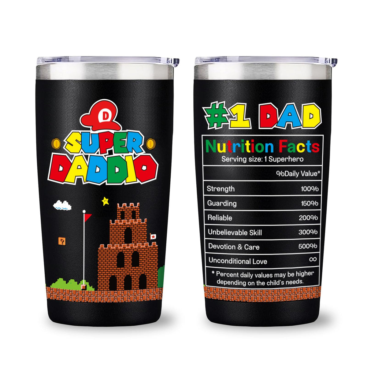 Arsemica funny tumbler with lid and straw, ideal for dad gifts on the go.