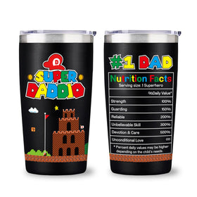Arsemica funny tumbler with lid and straw, ideal for dad gifts on the go.