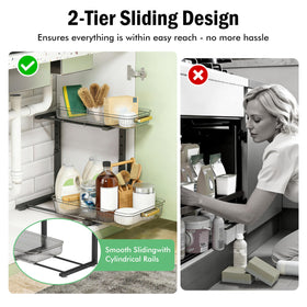 ARSTPEOE large-capacity storage measures 14.1 by 9.8 by 13.1 inches.