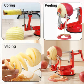 ARSUK stainless steel blades close-up for precise peeling and clean cuts.