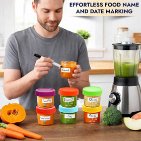 ARSUK baby food storage bowls for safe reheating for little eaters
