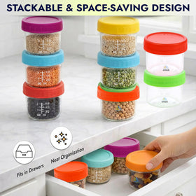 ARSUK freezer safe borosilicate glass preserves textures in cold storage