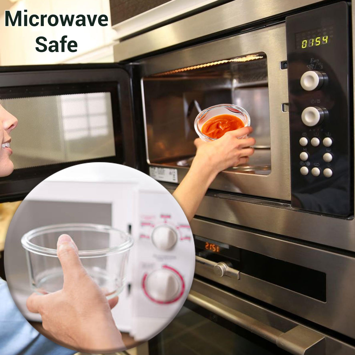 ARSUK lunch box glass storage keeps salads organized