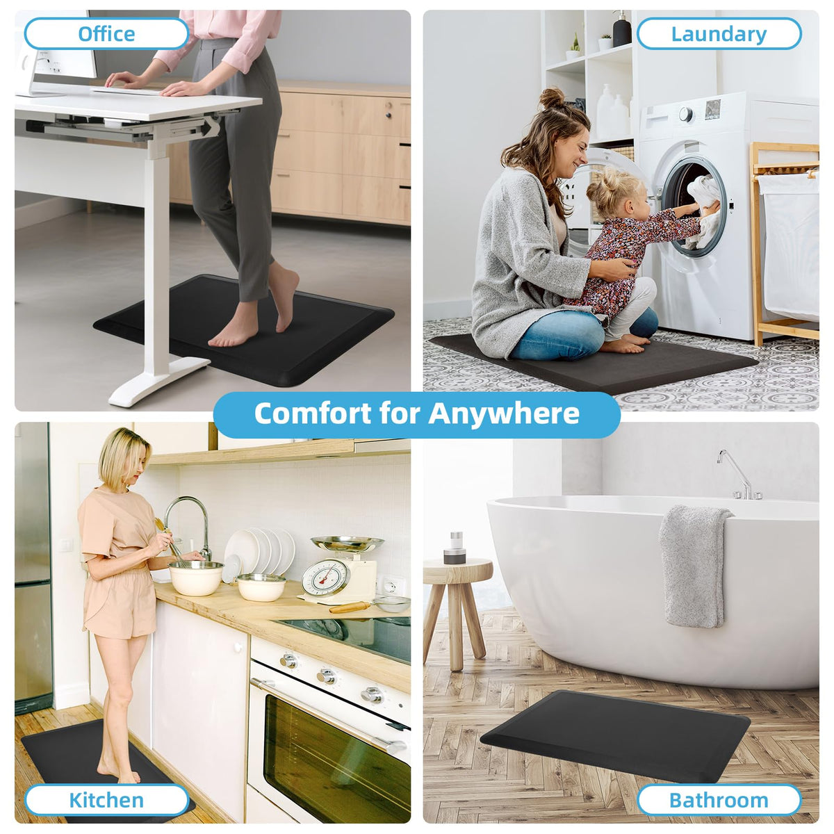 Art3d Kitchen Mat garage workbench for comfortable standing during tasks