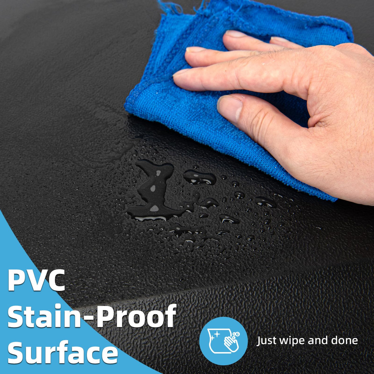 Art3d Kitchen Mat waterproof surface for quick spill cleanup