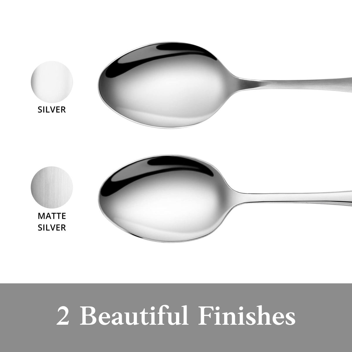 Artaste Rain teaspoon displayed in a modern table setting for versatile use.