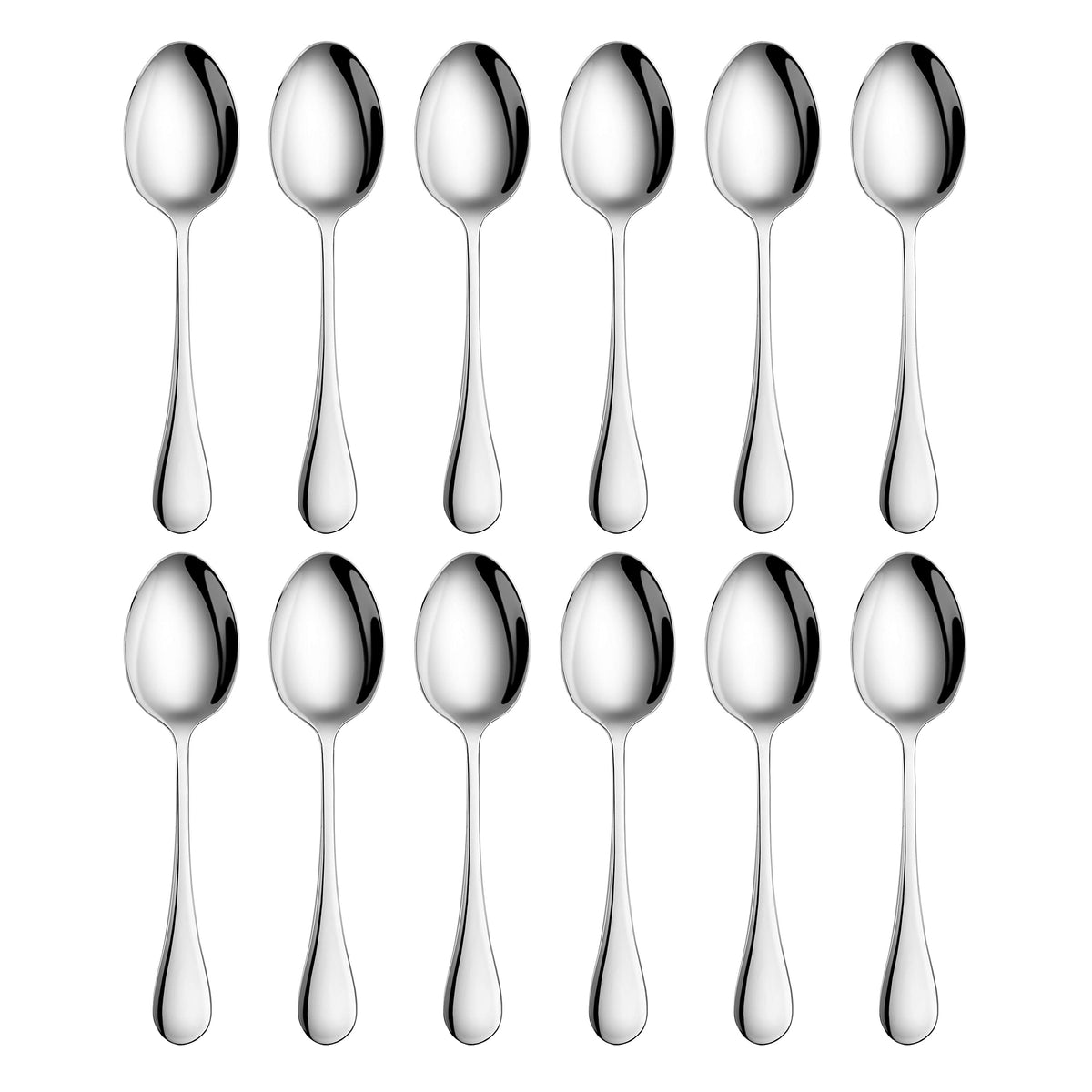 Artaste Rain teaspoon featuring a sculpted handle for comfortable handling during meals.