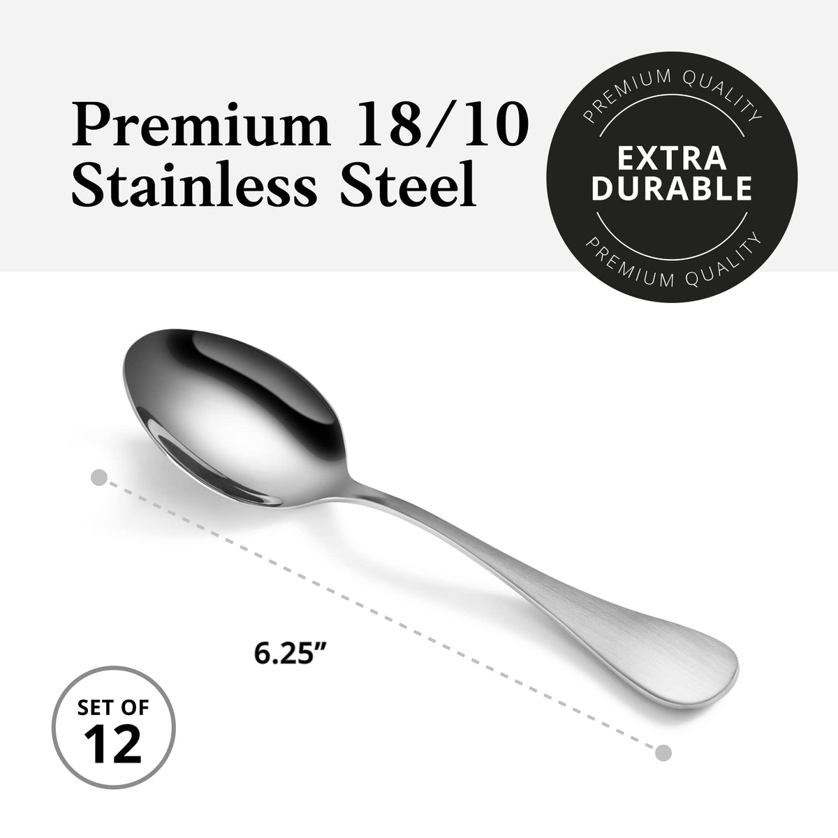Artaste Rain teaspoon ideal for stirring tea, sugar, or cream with ease.