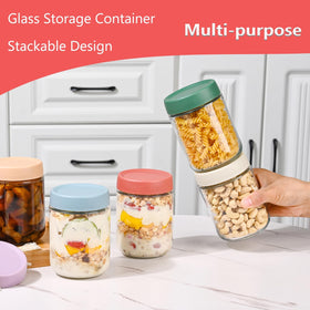Artcochan six-pack jars help keep snacks organized and accessible
