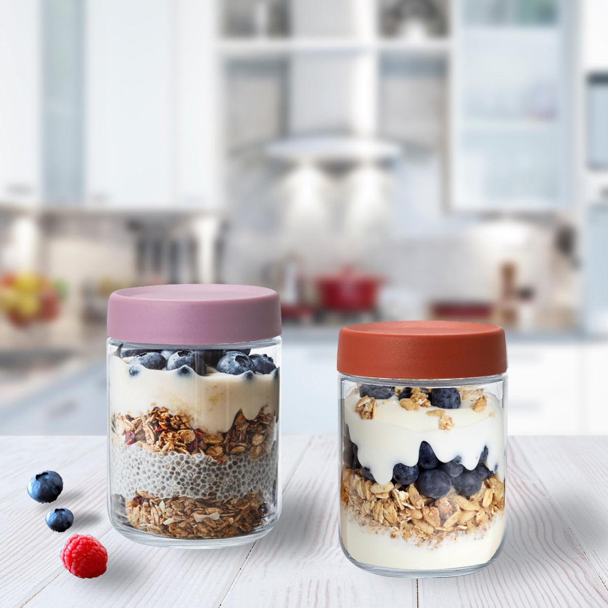 Artcochan jar with textured lid provides easy grip even when cold
