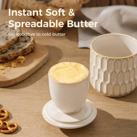 ArteBake butter crock highlights elegant ceramic design for everyday use
