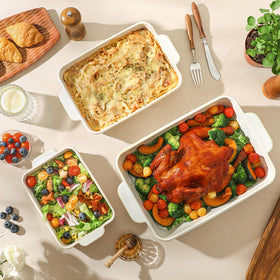 ArteBake textured-patterned bakeware, gift-ready for weddings or housewarmings.