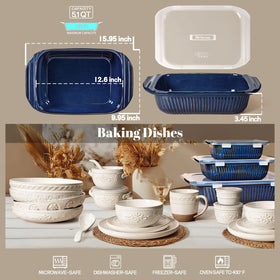 Artena baking dish lid for secure fridge storage.