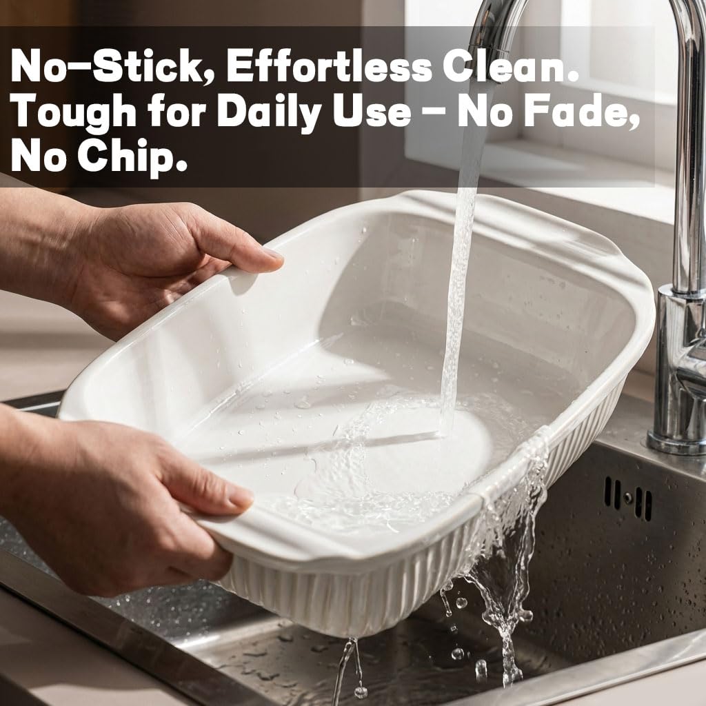 Artena dishwasher-safe bakeware for easy cleanup.