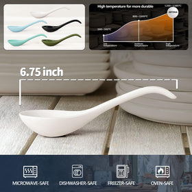 Durable heat-resistant porcelain for everyday family meals.
