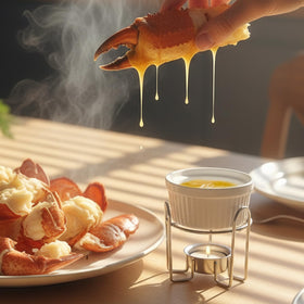 Artestia butter warmer uses tea-light candles to keep butter warm.