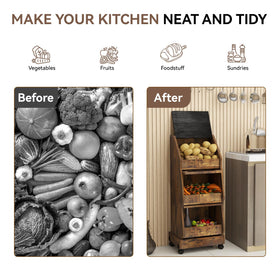 ARTETHYS four-wheel setup makes moving and placing it in any kitchen easy.