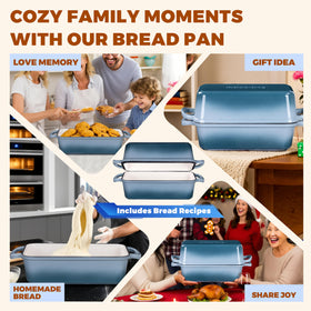 Articasting classic durable bread pan for reliable baking results.