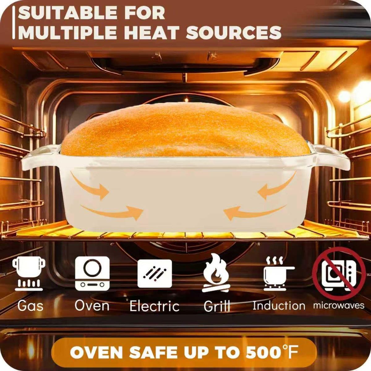 Articasting rectangular loaf pan ideal for sandwich loaves