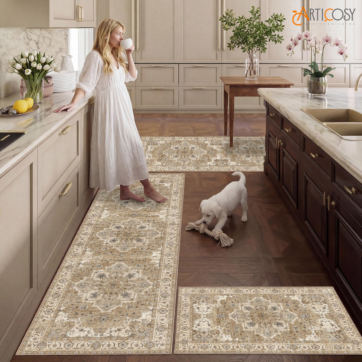 Articosy boho pattern enhances décor for farmhouse or modern spaces.