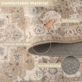 Articosy kitchen rug set 20x59 extends protection at entryways and doors.