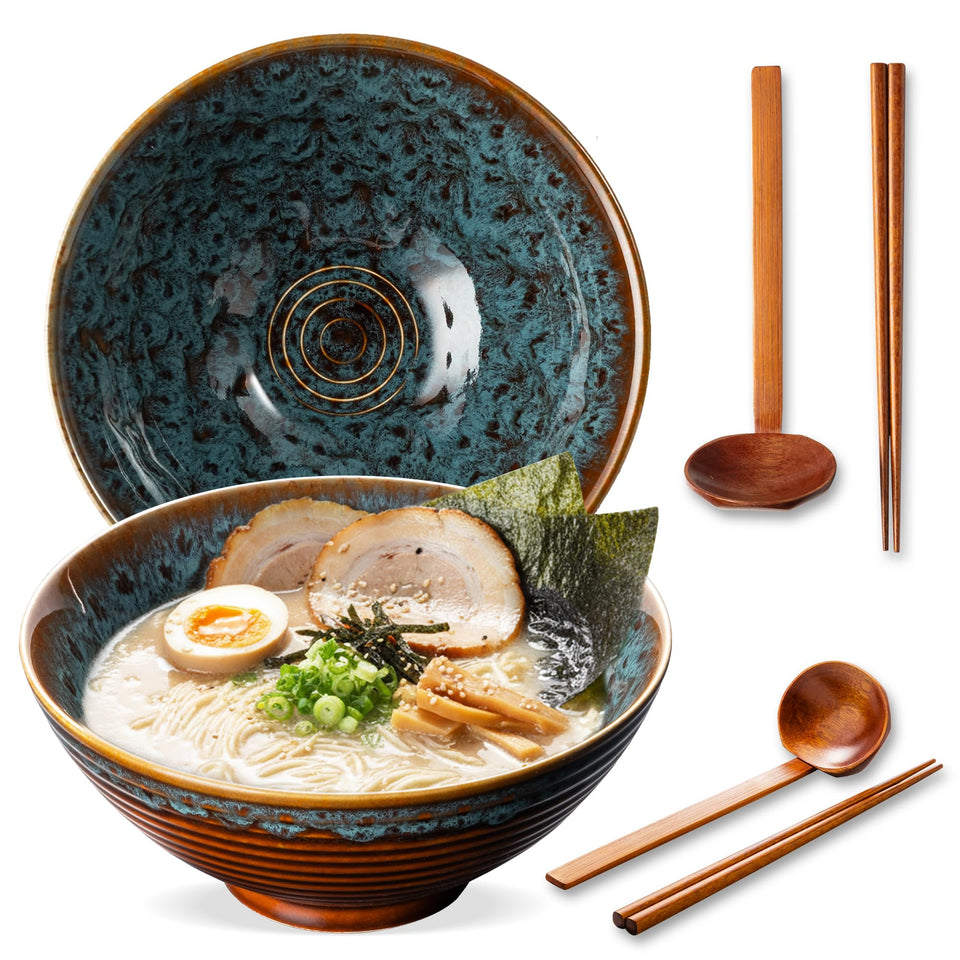 ArtifexCeram 8-inch ramen bowl ready for hearty noodles and broth