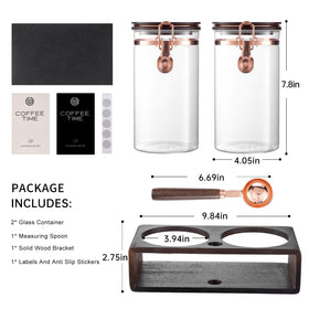 ARTIFORM rose-gold locking clips secure lids for odor and moisture protection.